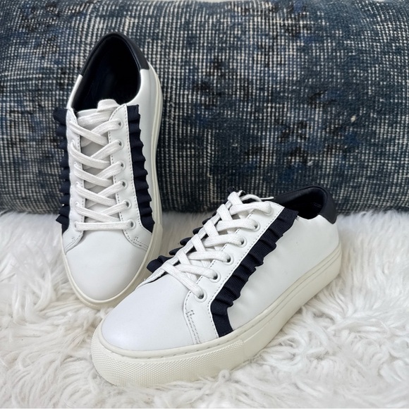 Tory Burch Shoes - Tory Burch Ruffle Sneaker NEW! 6.5 Leather